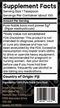 TUI KAVA MICRONIZED Noble Kava Root Powder – 500g (1lb 2oz) Sharing Size | Heady & Euphoric | Natural Mood, Sleep & Stress Support | No Straining - Image 9