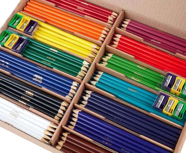 Crayola Colored Pencil Classpack (462ct), Bulk Colored Pencils, 14 Assorted Colors, School Supplies for Teachers, Ages 3+ - Image 4