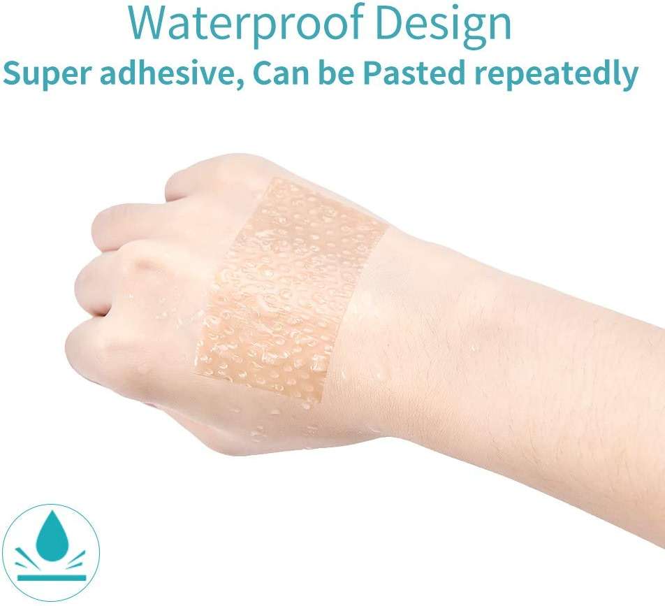 Dimora Foam Dressing, Sterile Non-Adhesive Hydrophilic Pads 10 Pack + Soft Waterproof Silicone Medical Tape No Residue (1.6in x 59 in),1 Roll - Image 9