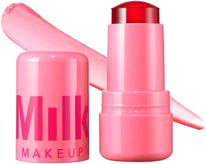 Milk Makeup Cooling Water Jelly Tint – Long-Lasting Sheer Lip + Cheek Stain with Firming Vegan Collagen + Hydrating Aloe – Transfer Proof, Buildable Lip Tint + Blush - Product Image