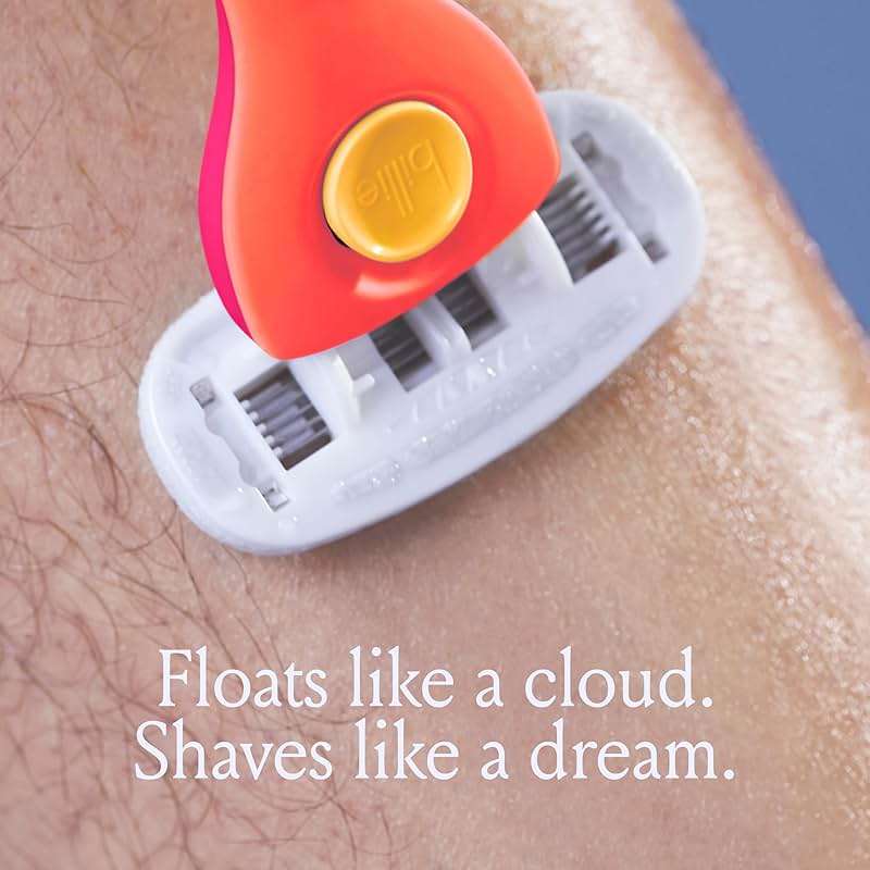 Billie Razors for Women Shave Kit – Women’s Razor + 2 x 5-Blade Razor Refills + Magnetic Holder – Sunburst - Image 7