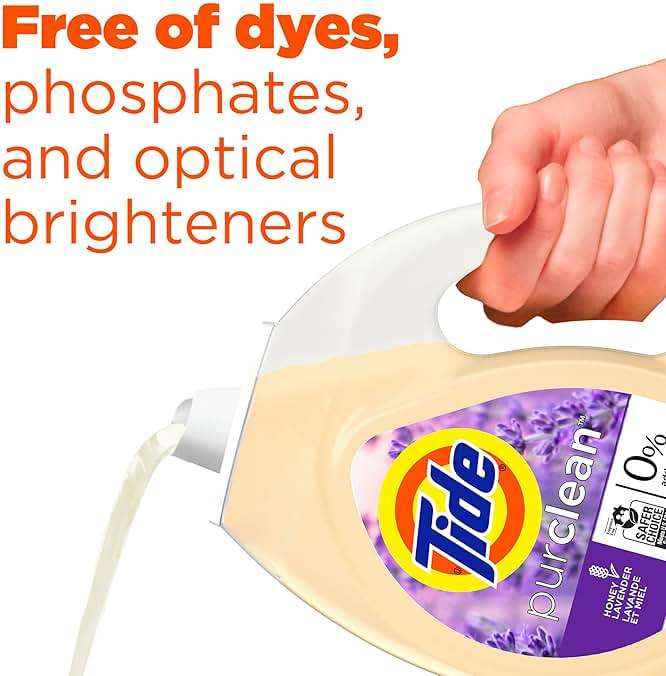 Tide Purclean Liquid Laundry Detergent, 63 fl oz, 48 Loads - Image 4