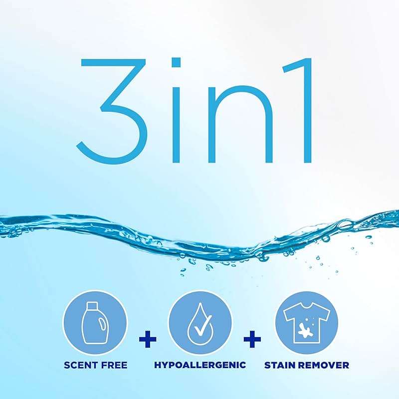 Tide Free & Gentle Liquid Laundry Detergent, 80 Loads, 105 fl oz, Tide Laundry Detergent, Clean Laundry Detergent - Image 10