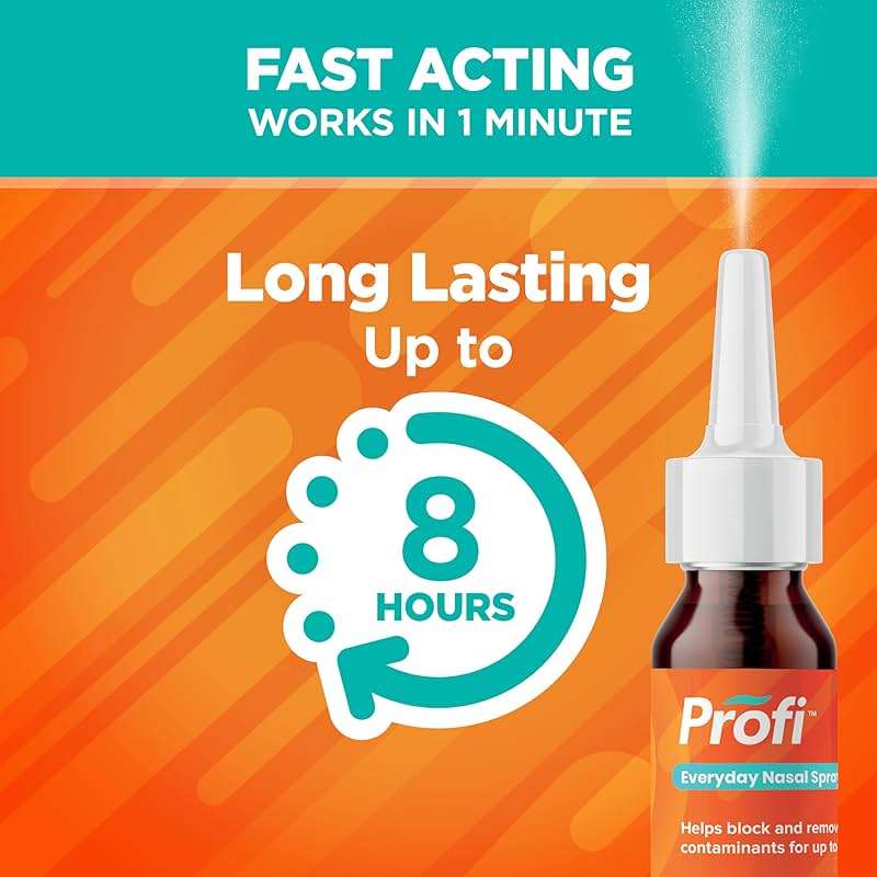 Profi™ Nasal Immune Spray – Cleansing Gel Layer for Airborne Exposure, Up to 8 Hours, Drug-Free Nasal Spray for Everyday Use, Travel, Work & Crowded Spaces (90 Sprays) - Image 7