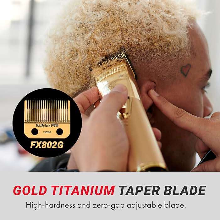 BaBylissPRO FX+ Professional Barber Cord/Cordless Hair Clippers for Men, All Metal, Lithium Battery with 3-Hour Runtime - Image 6