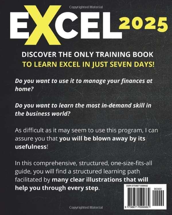 Excel: The Easiest Way to Master Microsoft Excel in 7 Days. 200 Clear Illustrations and 100+ Exercises in This Step-by-Step Guide Designed for Absolute Newbie. Discover Formula, Charts and More - Image 2