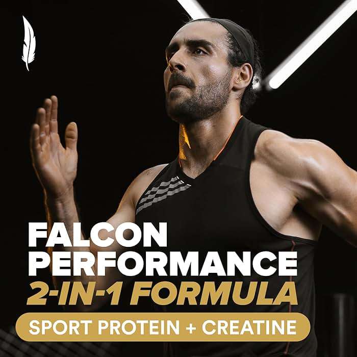 BIRDMAN Falcon Performance Vegan Protein Powder, 31g Protein, 5g Creatine, 5g BCAA, Probiotics, Electrolytes, Pre Workout, Low Carb, Sugar Free & Dairy Free, Plant Based Vanilla Protein -19 Servings - Image 3