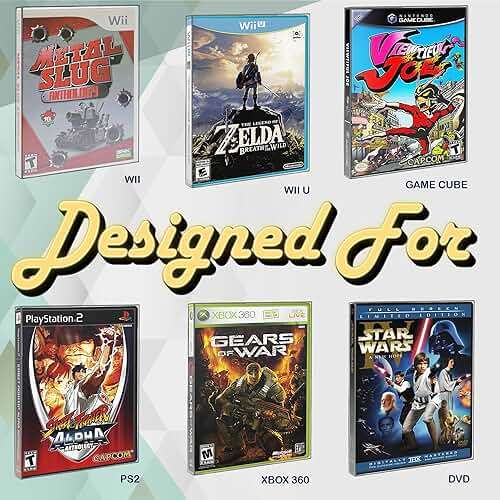 MALKO 20 Pack Video Game Protector Case Compatible with: PS2 | WII - WII U | Gamecube | Xbox & DVD Standard Case | Acid Free Protective Sleeve - Image 4