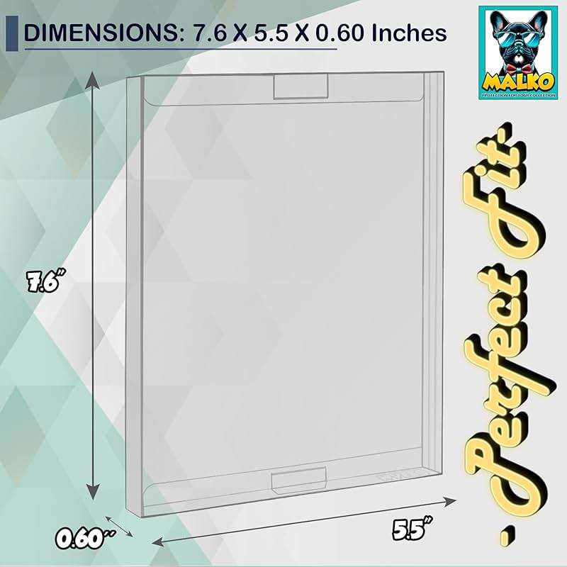 MALKO 20 Pack Video Game Protector Case Compatible with: PS2 | WII - WII U | Gamecube | Xbox & DVD Standard Case | Acid Free Protective Sleeve - Image 5