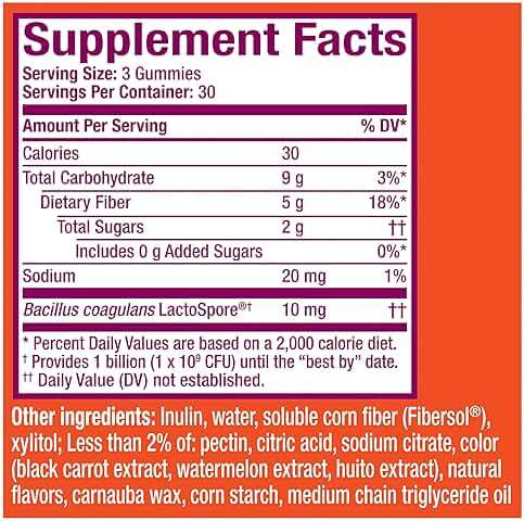 Metamucil Fiber Gummies for Adults with Probiotics for Bloating Relief, No Sugar Added Strawberry Kiwi BlackBerry Flavors, 5g Prebiotic Plant Based Fiber Supplement Blend, 90 Count - Image 11