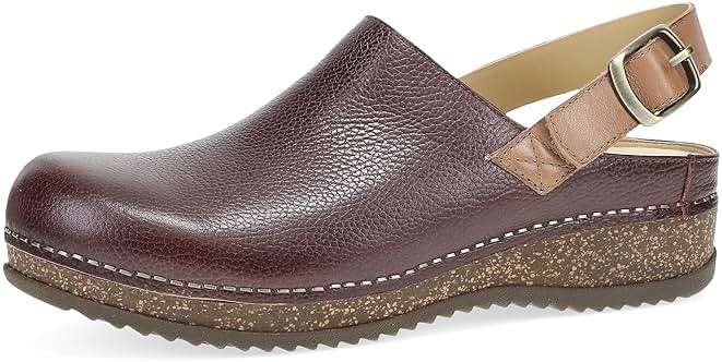 Dansko Merrin Sling-Back Mule Clog for Women-Dual-Density Cork/EVA Midsole and Lightweight Rubber Outsole Provide Durable and Comfortable Ride - Image 1
