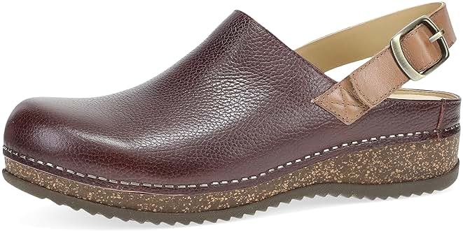 Dansko Merrin Sling-Back Mule Clog for Women-Dual-Density Cork/EVA Midsole and Lightweight Rubber Outsole Provide Durable and Comfortable Ride - Product Image