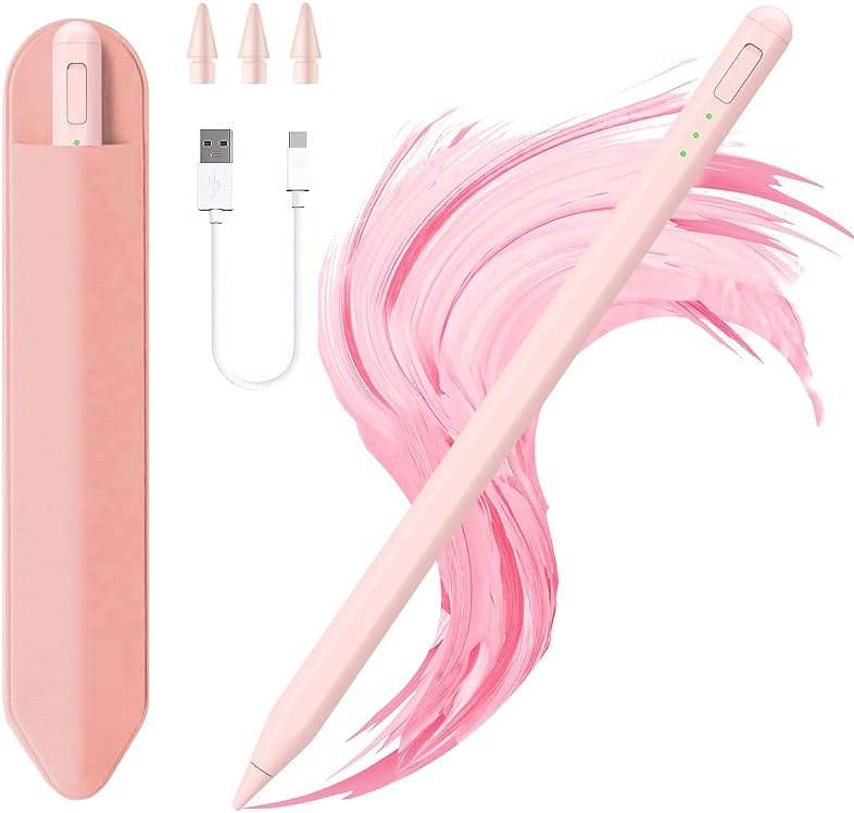 Stylus Pen for iPad11&10thGen,14Mins Faster Charge, with Pencil Holder,Palm Rejection, Tilt Sensitivity, for iPad Air11&13-inch(M3/M2), iPad Pro 11&13-inch (M4),iPad 6-11th,iPad Pro 11/12.9 inch - Image 1