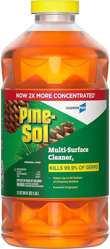 CloroxPro Pine-Sol Multi-Surface Cleaner, All Purpose Cleaner, Original Pine, 80 Fluid Ounces (Package May vary) - Image 1