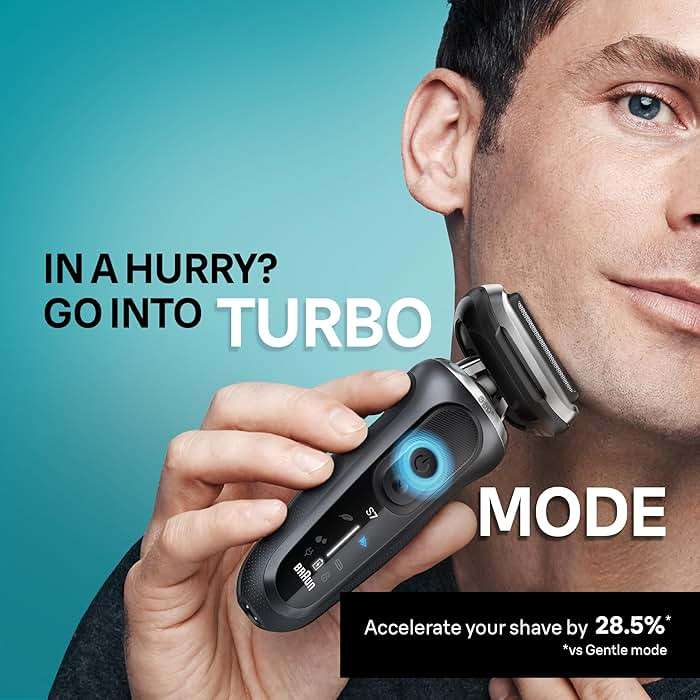 Braun Series 7 Electric Shaver for Men, Wet & Dry Foil Razor, 4-in-1 SmartCare Clean & Charge Center, Beard Trimmer Attachment, Stubble Attachment, Travel Case, Grey 7185cc - Image 8