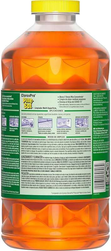 CloroxPro Pine-Sol Multi-Surface Cleaner, All Purpose Cleaner, Original Pine, 80 Fluid Ounces, Pack of 3 (60606) (Package May vary) - Image 11