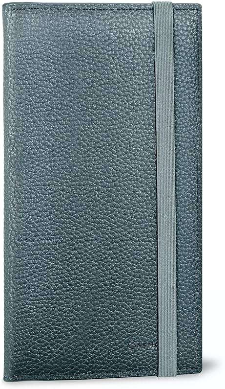CASMONAL Checkbook Covers for Personal Checkbook Holder RFID Premium Vegan Leather Checkbook Cover for Duplicate Checks - Image 1