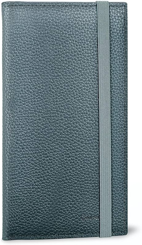 CASMONAL Checkbook Covers for Personal Checkbook Holder RFID Premium Vegan Leather Checkbook Cover for Duplicate Checks - Product Image