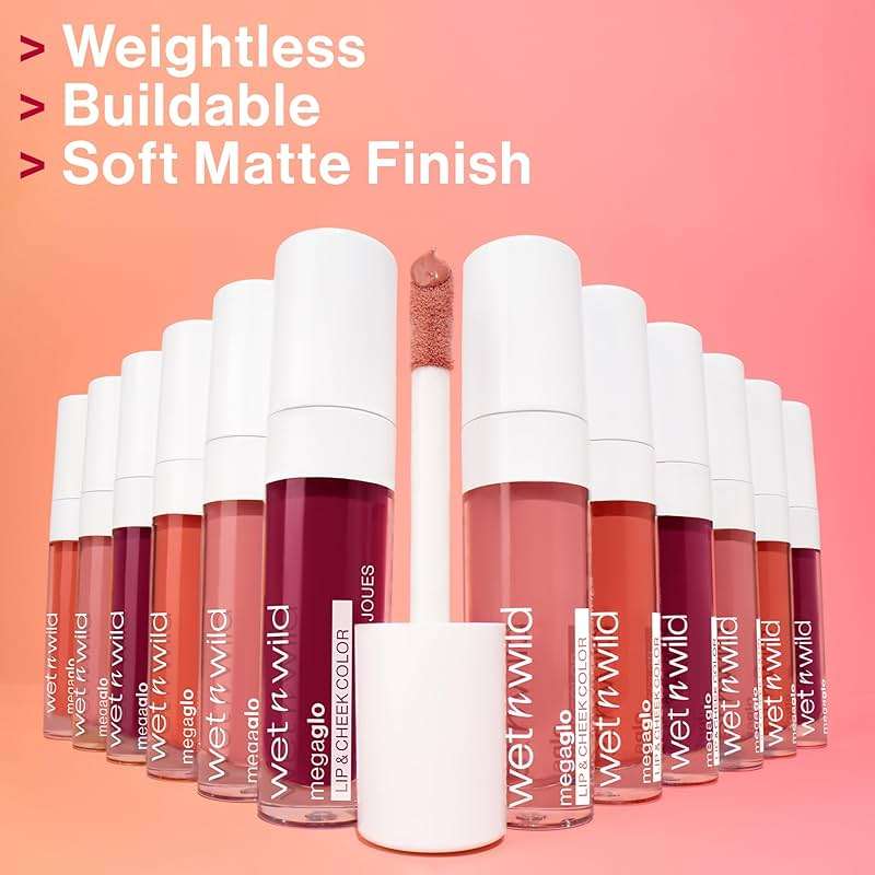 wet n wild Mega Glo Lip & Cheek Color, Creamy Berry Stain, Buildable Multi-Use Soft Matte Finish, Vegan & Cruelty-Free - Berry True - Image 4