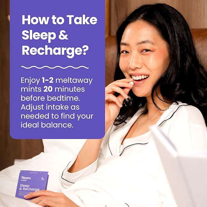 Neuro Sleep & Recharge Meltaway Mints - Sleep Aid for Adults with Melatonin 1mg, Chamomile & Elderberry - Travel Essentials for Nighttime Relaxation & Healthy Rest Cycle - Mixed Berry (144 ct) - Image 6