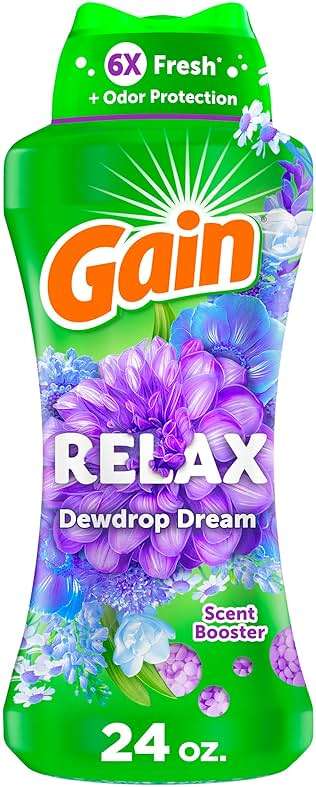 Gain In-Wash Laundry Scent Booster Beads, Relax, 24 oz - Image 1