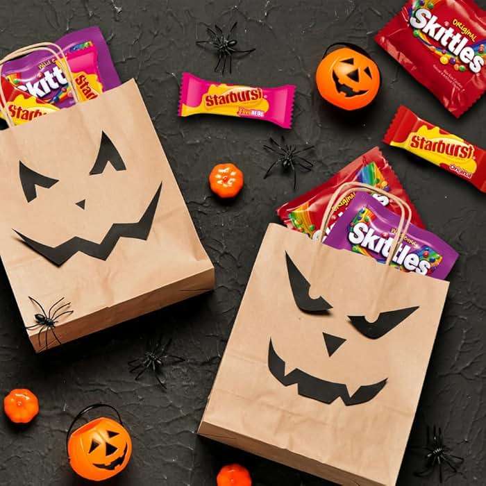 Skittles, Starburst Fun Size Chewy Candy Assorted Variety, Individually Wrapped, 32.28 Ounces, Bulk Bag - Image 6
