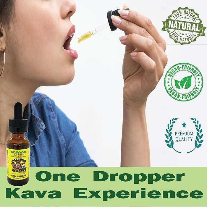 Kava Drops Liquid Kava Tincture | Noble Kava Extract from Fiji for Calm, Stress Relief & Sleep | Fast-Acting Sublingual Kavalactones | Vegan, 2 Ingredients, Additive-Free | 3rd-Party Tested | 1 fl oz - Image 3