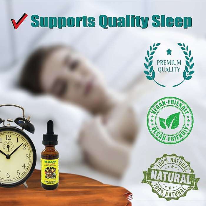 Kava Drops Liquid Kava Tincture | Noble Kava Extract from Fiji for Calm, Stress Relief & Sleep | Fast-Acting Sublingual Kavalactones | Vegan, 2 Ingredients, Additive-Free | 3rd-Party Tested | 1 fl oz - Image 5