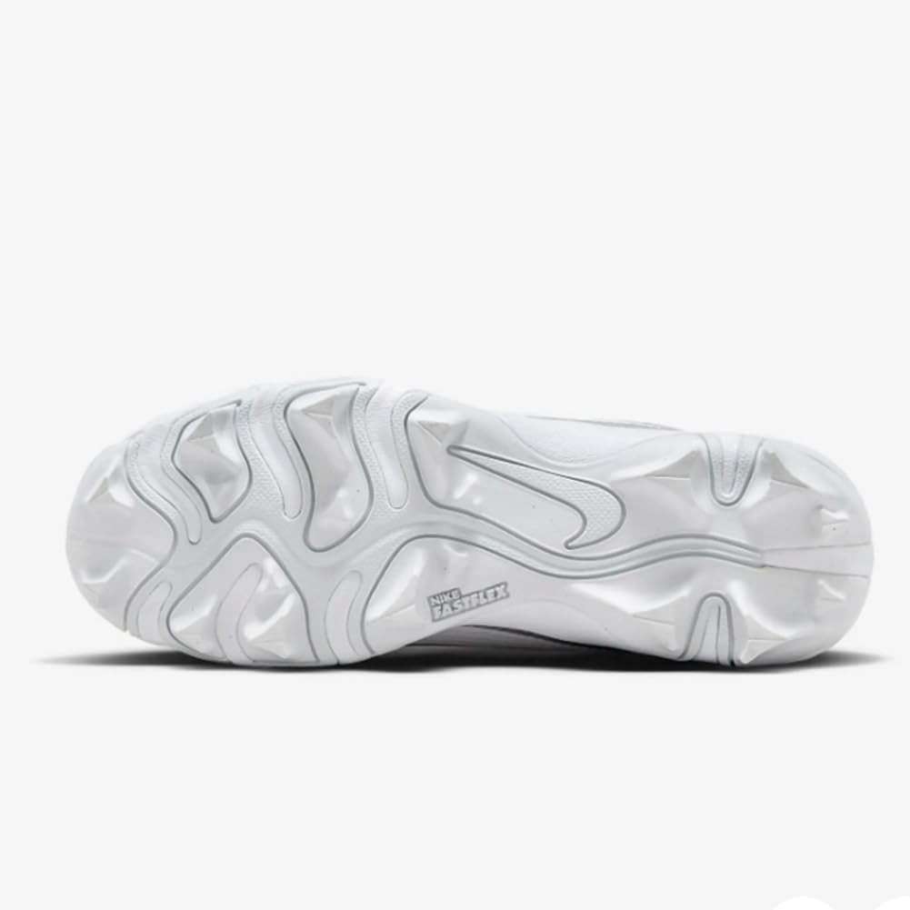 Nike Vapor Edge Shark 2 (DH5089-102,White/Metallic Silver-White) Size 5.5 - Image 4