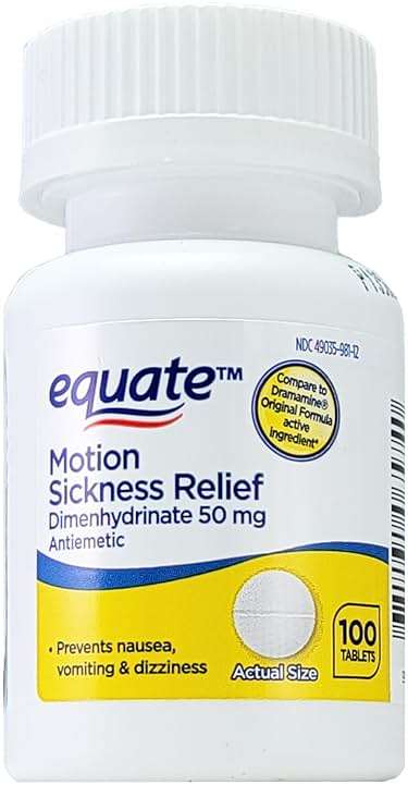 Healthy Surplus Dimenhydrinate Tablets, 50 mg 100 Count - Image 1