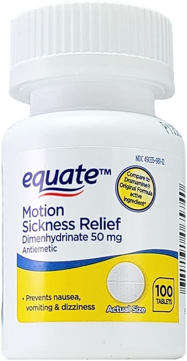 Healthy Surplus Dimenhydrinate Tablets, 50 mg 100 Count - Product Image