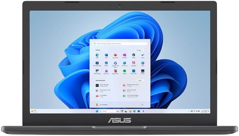 ASUS Vivobook Go 11.6” HD Slim Laptop, Intel Dual Core N4500, Intel Graphics, 4GB, 128GB, Windows 11 Home, SonicMaster, ErgoSense, Black, L210KA-ES04 - Product Image