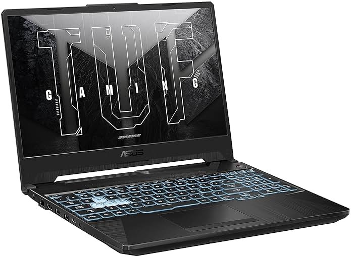 ASUS TUF Gaming A15 Gaming Laptop, 15.6” FHD 144Hz Display, NVIDIA® GeForce RTX™ 2050, AMD Ryzen™ 5 7535HS, 8GB DDR5, 512GB PCIe® Gen4 NVMe™ SSD, Wi-Fi 6, Windows 11, FA506NF-ES51 - Product Image