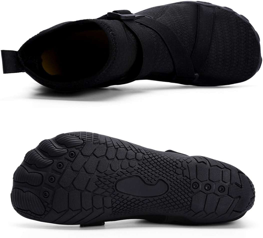 UMANPOO Men Water Shoes Women Barefoot Slip on Sneakers Swim Aqua Beach Running Walking Hiking Cycling Non Slip High Top - Image 4