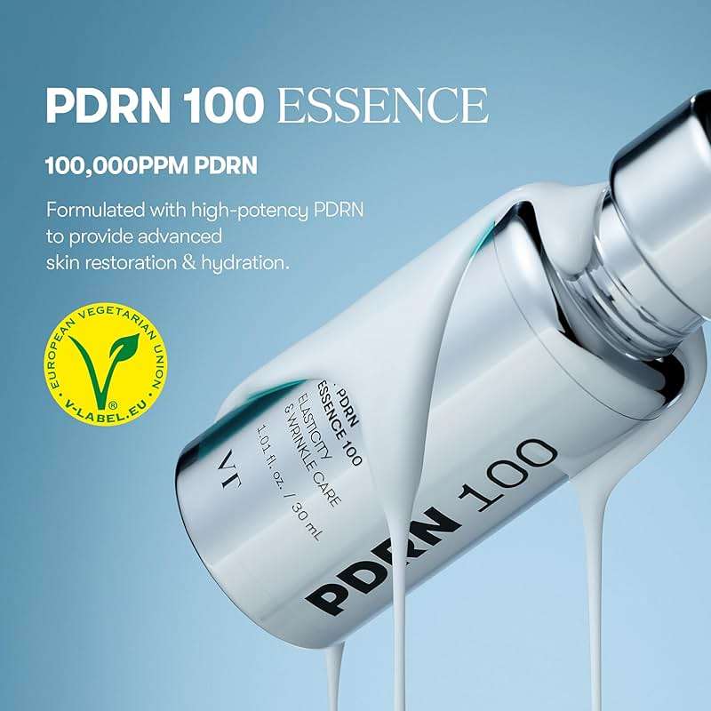 VT COSMETICS PDRN 100 Essence, Intensive Glow Serum, 100,000ppm Vegan PDRN, Skin Restoration & Plumping, Hydrating & Moisturizing, Firming, Fine Lines, Korean Skincare 1.01 fl. Oz. - Image 2