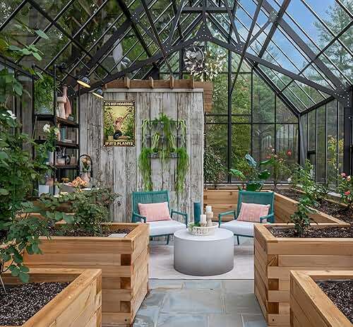Bestylez Gardening Gifts It‘s Not Hoarding If It's Plants Vintage Garden Signs for Home Garden Greenhouse Living Room Bedroom Yard Backyard Outdoor Decor 8X12 Inch (3066) - Image 5