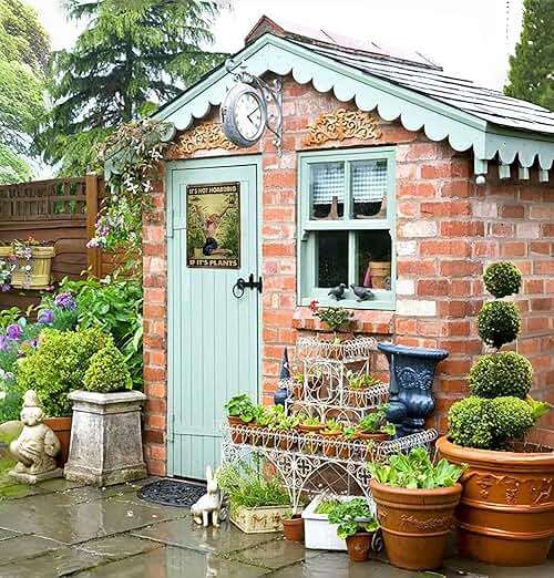 Bestylez Gardening Gifts It‘s Not Hoarding If It's Plants Vintage Garden Signs for Home Garden Greenhouse Living Room Bedroom Yard Backyard Outdoor Decor 8X12 Inch (3066) - Image 7