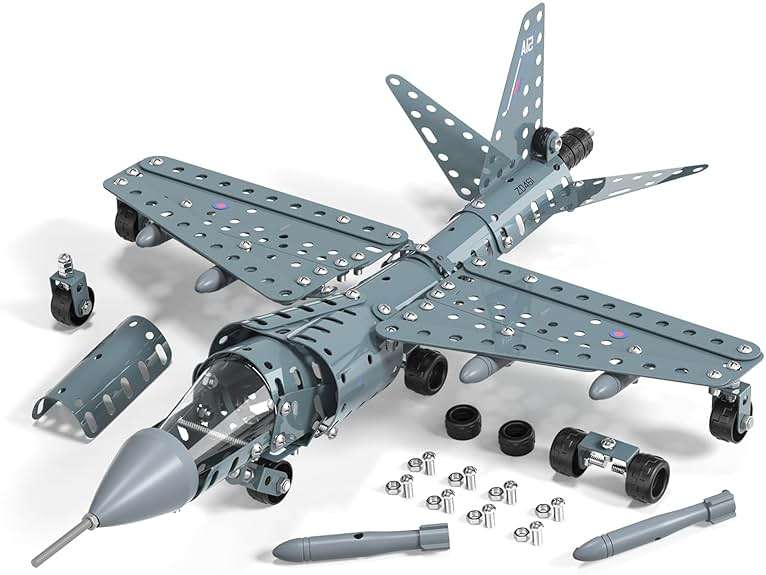 Lucky Doug STEM Building Projects Model Airplane Jet Set - Building Toys for Kids Ages 8-12, Assembly Science Kit for Boys 8 9 10 11 12 Years Old - Image 8