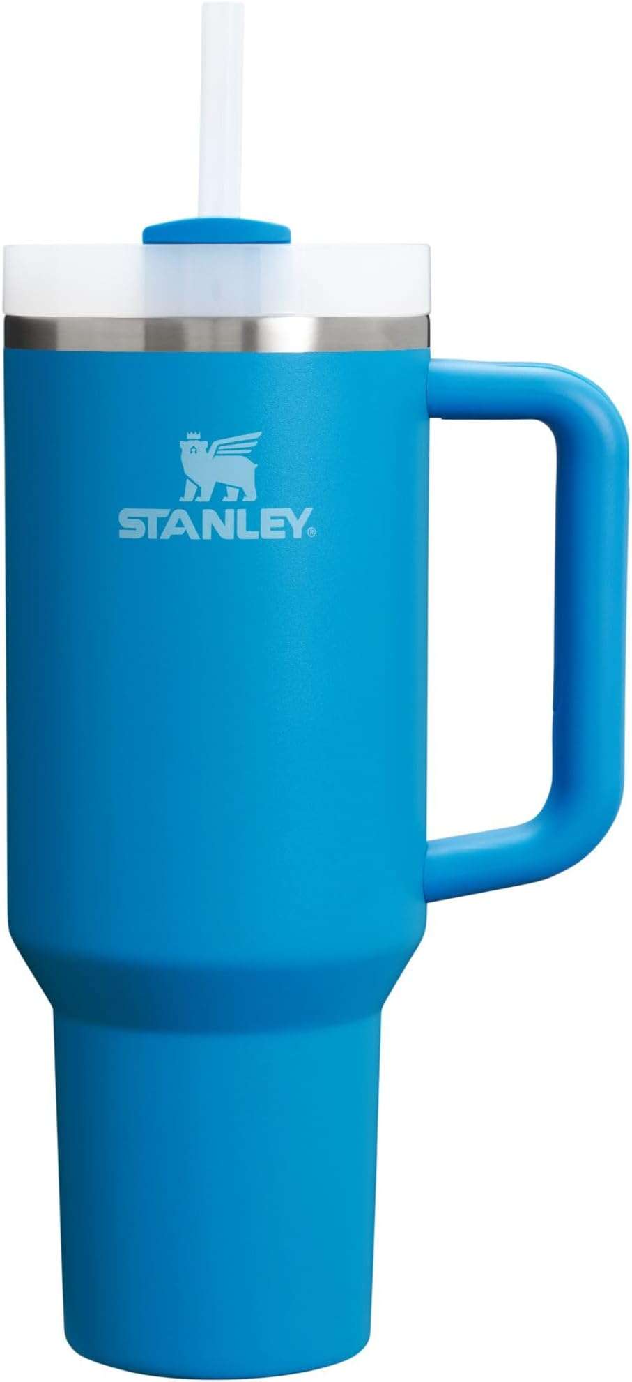 STANLEY Quencher H2.0 Tumbler with Handle and Straw 40 oz | Flowstate 3-Position Lid | Cup Holder Compatible for Travel | Insulated Stainless Steel Cup | BPA-Free | Azure - Image 1