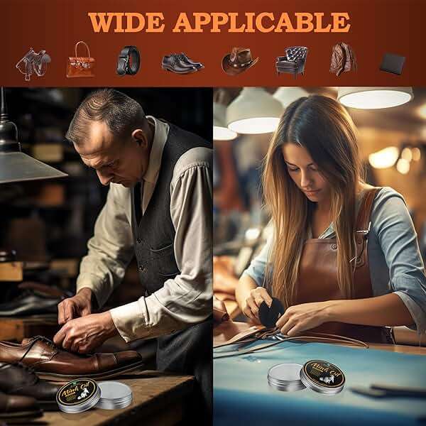 Feilove Mink Oil for Leather Boots, Leather Conditioner and Cleaner 3.52oz - Premium Waterproof Formula to Soften and Restore Sofa, Furniture, Car Interiors, Shoes - Safe for Any Color - Image 6