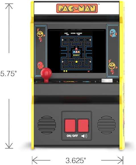 Arcade Classics - Retro Mini Arcade Game, Full Color Screen, Classic Handheld Electronic Game Console, 90s Toy, Great Gift for Kids 8+, Pac-Man - Image 3