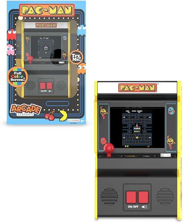 Arcade Classics - Retro Mini Arcade Game, Full Color Screen, Classic Handheld Electronic Game Console, 90s Toy, Great Gift for Kids 8+, Pac-Man - Image 7