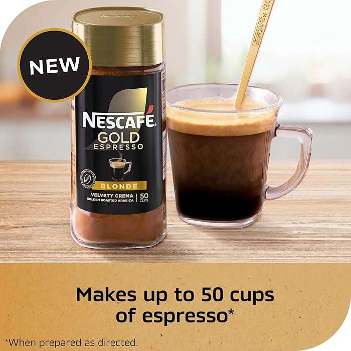 NESCAFÉ Gold Espresso Blonde, Instant Coffee, 3.5 oz - Image 2