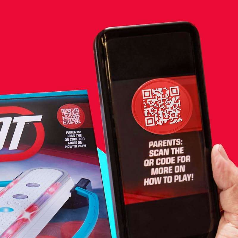 Hasbro Gaming Hypershot Electronic Tabletop Hockey Game | 5 Games in 1 | Music, Lights, and Sounds | Ages 8 and Up | for 1 to 2 Players | Kids Board Games - Image 7