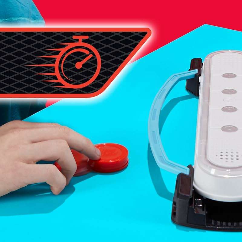 Hasbro Gaming Hypershot Electronic Tabletop Hockey Game | 5 Games in 1 | Music, Lights, and Sounds | Ages 8 and Up | for 1 to 2 Players | Kids Board Games - Image 8