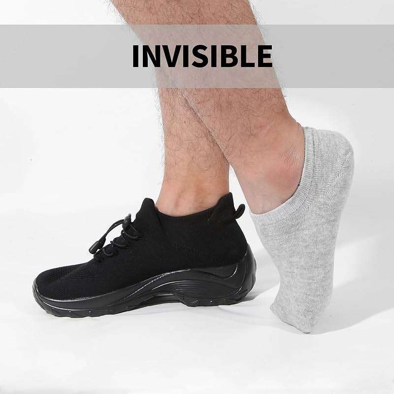 Nroktia 6/10 Pairs Non Slip No Show Socks Womens and Mens Low Cut Invisible Liner Ankle Socks - Image 4