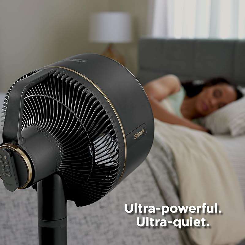 Shark FlexBreeze Fan, Indoor & Outdoor Oscillating Cooling Fan, Floor & Tabletop, Portable Cordless & Corded, Bedroom, Office & Patio Fan, InstaCool Misting Attachment & Remote, Grey, FA222 - Image 8