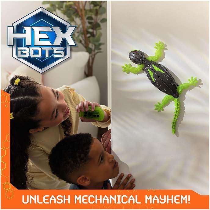 HEX BOTS Crawler Gecko with Official Wall Climber Technology, Rechargeable Remote Control Robot Kids Toy, Prank Toy for Boys & Girls Ages 4+ - Image 6