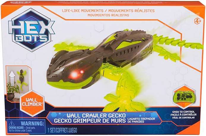 HEX BOTS Crawler Gecko with Official Wall Climber Technology, Rechargeable Remote Control Robot Kids Toy, Prank Toy for Boys & Girls Ages 4+ - Image 7