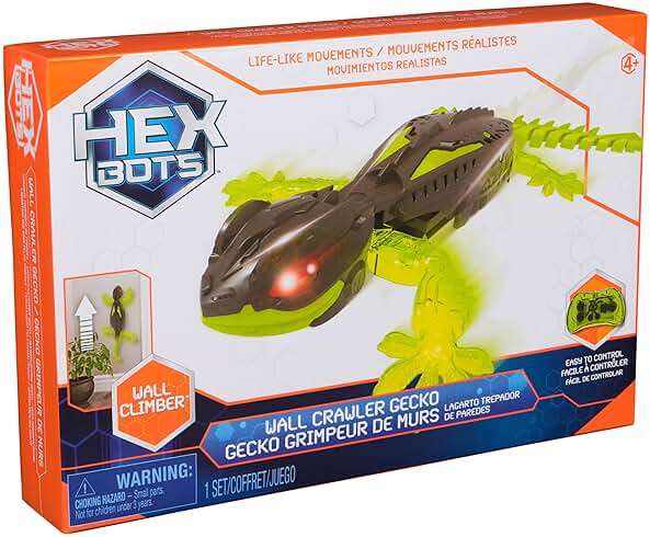 HEX BOTS Crawler Gecko with Official Wall Climber Technology, Rechargeable Remote Control Robot Kids Toy, Prank Toy for Boys & Girls Ages 4+ - Image 8